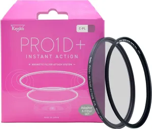 Kenko Polarizing Filter PRO1D  Instant Action C-PL Set φ67mm, Magnetic Filter, Multi-Coated, Slim Frame Design, Magnetic Adapter Ring Included