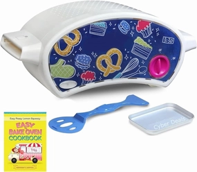 Kids Baking Set - Easy to Bake Oven, Pan, Spatula, Cookbook
