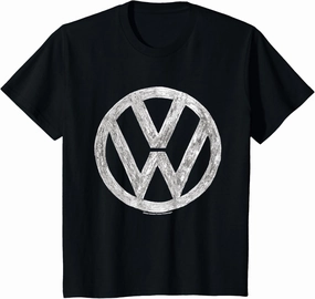 Kids Volkswagen Drawn VW Logo Kids Father's Day T-Shirt