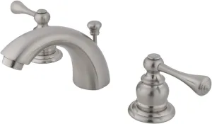 Kingston Brass KB3948BL Vintage Classic Mini Widespread Lavatory Faucet, Brushed Nickel