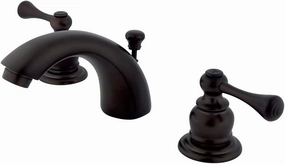 Kingston Brass KB3945BL Vintage Classic Mini Widespread Lavatory Faucet, Oil Rubbed Bronze