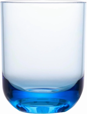 KLIFA- WASCO- 13 ounce, Set of 6, Acrylic Tumbler Drinking Glasses, BPA-Free, Plastic Drinkware, Dishwasher Safe Cups, Blue