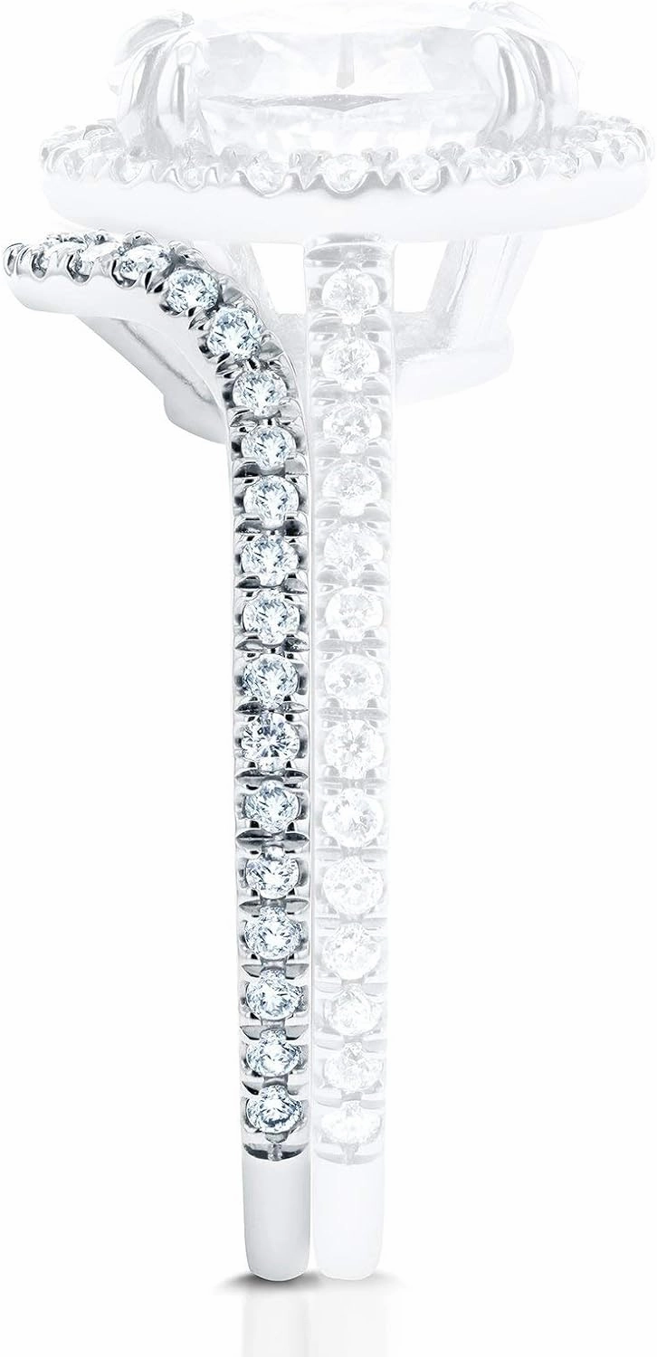 Kobelli Diamond Notched Basket Curve Wedding Band 1/4 CTW 14k White Gold