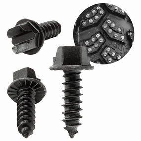 Kold Kutter AMA-Approved Traction Screws 1000 Pack (#8) 3/8" - Winter Ice & Snow Tire Heavy Duty Studs Spikes for Racing Dirt Bikes, ATVs, Motorcycles, and Snowmobiles Tracks