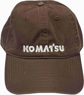 Komatsu Hat 2223 - Embroidered Adjustable Construction Equipment Cap