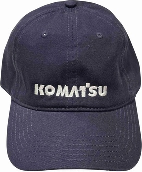 Komatsu Hat 2223 - Embroidered Adjustable Construction Equipment Cap