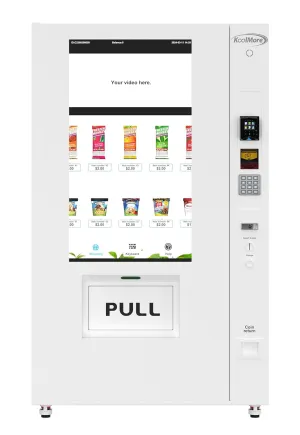 KoolMore KM-VMFWT-36BCR 45 in. Commercial Freezer Ice Cream Vending Machine with 44 Slots, Ample 49 in. Touch Display, Bill and Coin Acceptor, Credit Card Reader in White