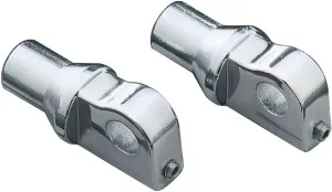 Kuryakyn Male Footpeg Mounts With Adjustable Stop (CHROME)