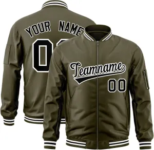 KXK Custom Bomber Jacket Lightweight Baseball Varsity Windbreaker Personalized Letters Number Logo for Adult Youth