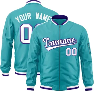 KXK Custom Bomber Jacket Lightweight Baseball Varsity Windbreaker Personalized Letters Number Logo for Adult Youth