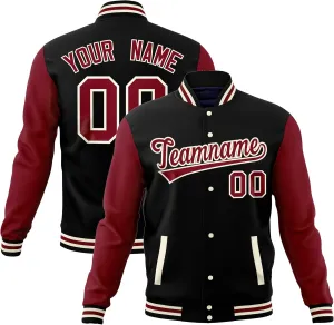 KXK Custom Men Fashion Varsity Jacket Cotton Letterman Baseball Bomber Jackets Personalized Stitched Team Name Number