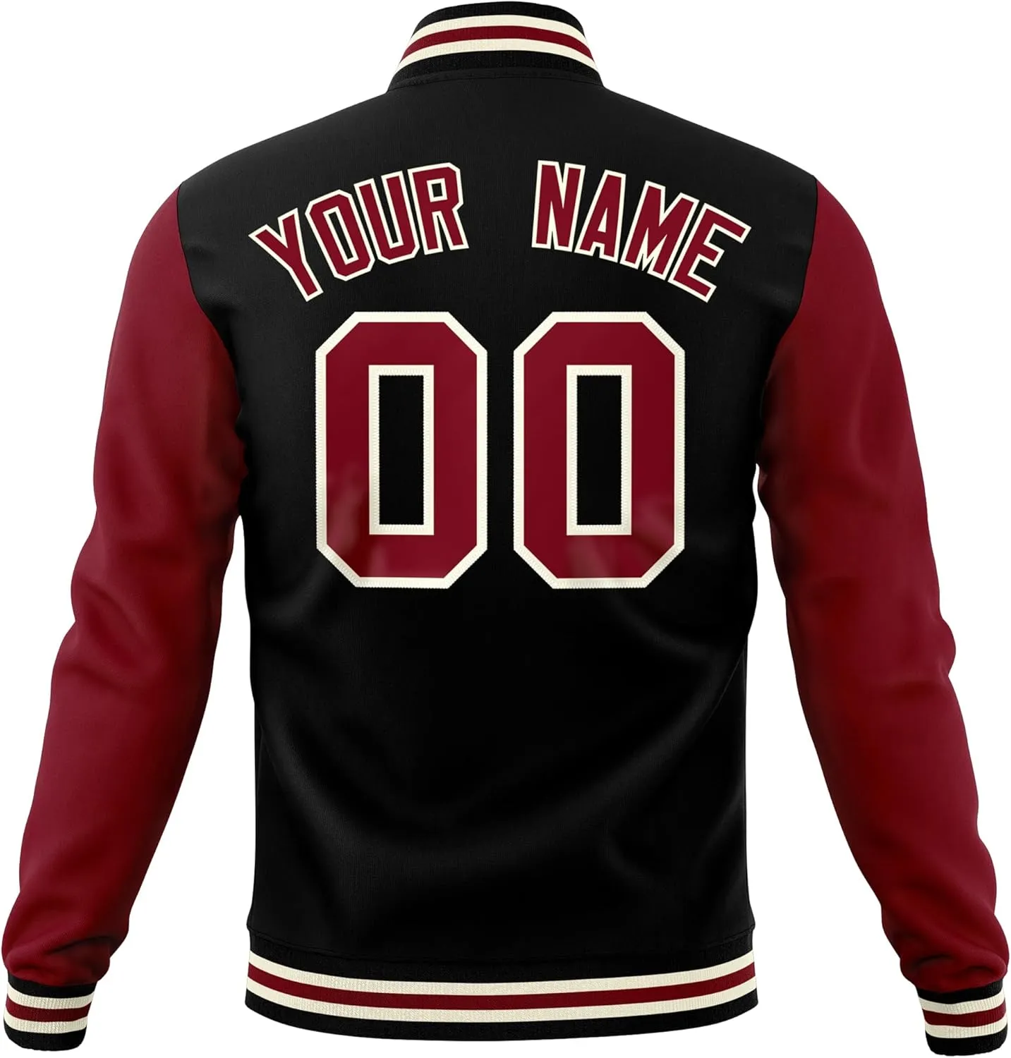 KXK Custom Men Fashion Varsity Jacket Cotton Letterman Baseball Bomber Jackets Personalized Stitched Team Name Number