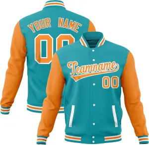 KXK Custom Men Fashion Varsity Jacket Cotton Letterman Baseball Bomber Jackets Personalized Stitched Team Name Number