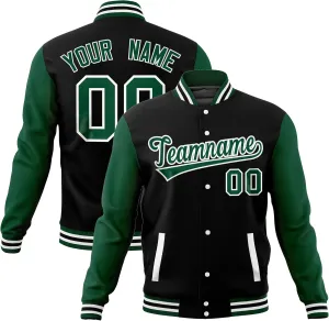 KXK Custom Men Fashion Varsity Jacket Cotton Letterman Baseball Bomber Jackets Personalized Stitched Team Name Number