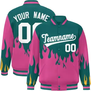 KXK Personalized Men Fashion Varsity Baseball Jacket Letterman Bomber Jacket Custom Stitched Name Number Logo