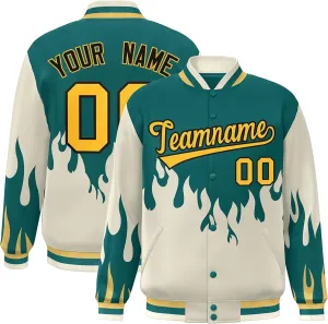 KXK Personalized Men Fashion Varsity Baseball Jacket Letterman Bomber Jacket Custom Stitched Name Number Logo