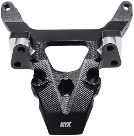 KYX Racing Aluminum CNC Machined Aluminum Front Bulkhead Upgrades Parts Accessories for 1/16 1/18 RC Crawler Car LOSI Mini-T Mini-B Pro Roller Buggy