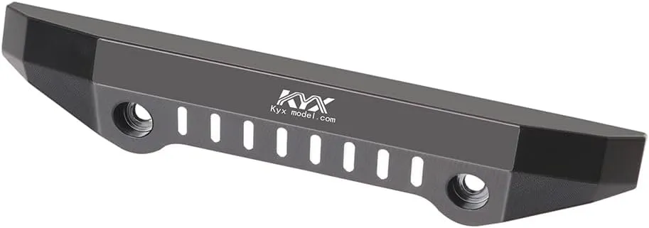 KYX Racing Aluminum Rear Bumper Upgrades Parts Accessories for 1/16 Scale RC Crawler Car Traxxas Mini Maxx
