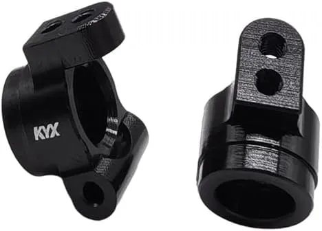 KYX Racing Aluminum Rear Spindle Rear C Hub Set Upgrades Parts Accessories for 1/16 1/18 RC Crawler Car LOSI Mini-B Brushed Mini-T Buggy