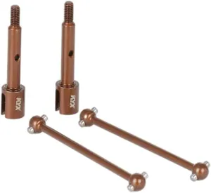 KYX Racing Hardened Steel Rear CVD Drive Shafts Driveshafts Rear Axle Dogbone Upgrades Parts Accessories for 1/18 RC Crawler Car LOSI Mini-B Brushed Mini-T Buggy