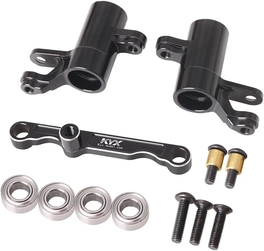 KYX Racing Steering Bellcrank Set Drag Link Upgrades Parts Accessories for RC Crawler Car Traxxas 1/16 Mini Maxx