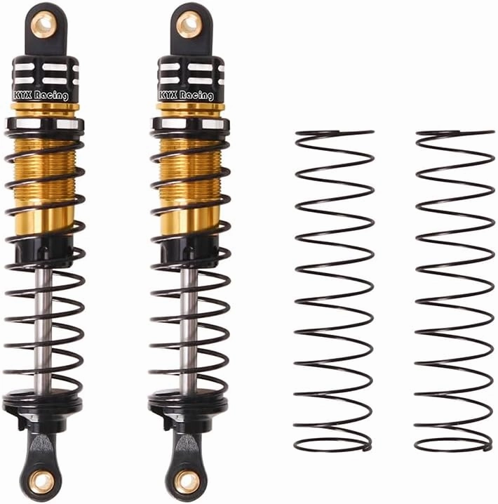 KYX Racing Aluminum Shock Set Upgrades Parts Accessories for 1/18 RC Car LOSI Mini LMT 4X4 Monster Truck