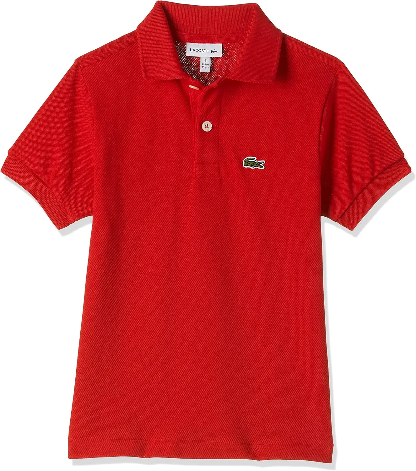 Lacoste Boys' Short Sleeve Classic Pique Polo Shirt