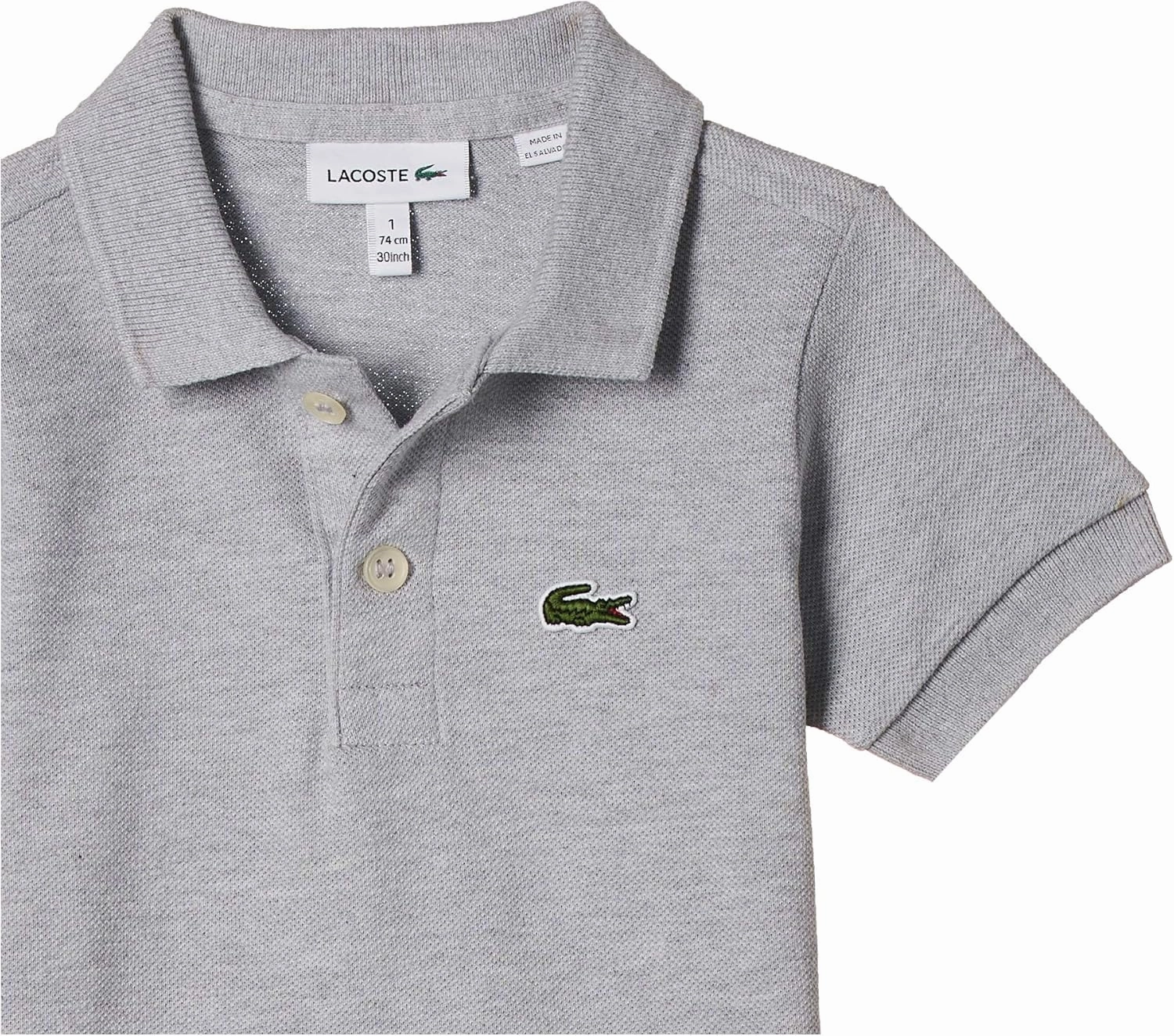 Lacoste Boys' Short Sleeve Classic Pique Polo Shirt