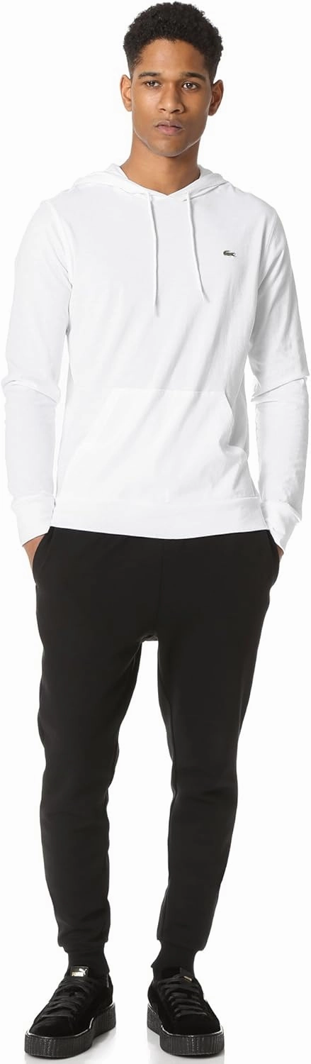 Lacoste Men's Long Sleeve Jersey Hooded T-Shirt, Th1485-51