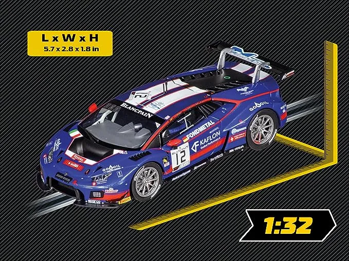 Lamborghini Huracan GT3 Ombre Racing 2019 1:32 Digital Slot Car