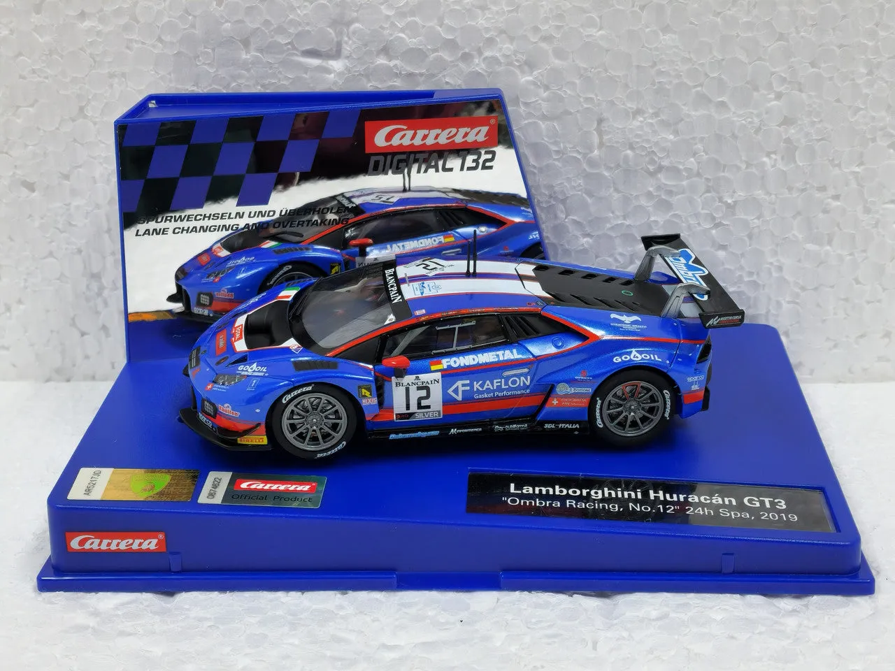 Lamborghini Huracan GT3 Ombre Racing 2019 1:32 Digital Slot Car