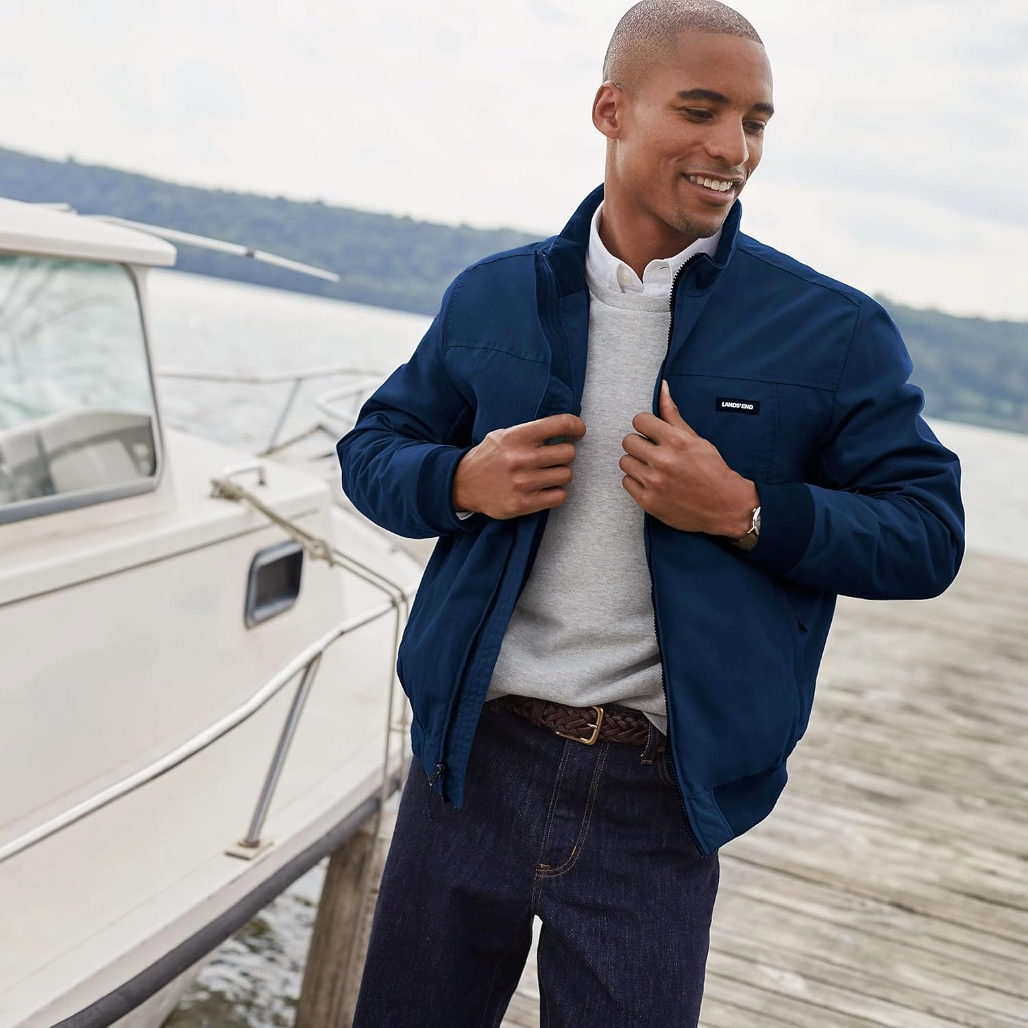 Lands' End Men's Classic Squall Waterproof Insulated Jacket