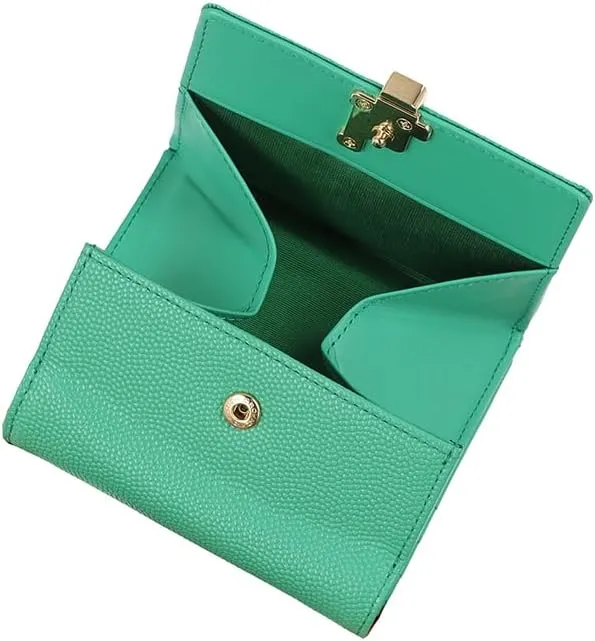 LANVIN en Bleu(ランバン オン ブルー) Women's Inner Box Wallet, Green, F