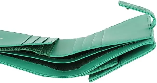 LANVIN en Bleu(ランバン オン ブルー) Women's Inner Box Wallet, Green, F