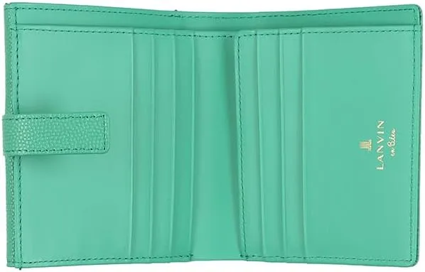 LANVIN en Bleu(ランバン オン ブルー) Women's Inner Box Wallet, Green, F