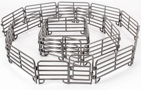 LC JoyCre 20PCS Corral Fence Toy Accessories Panel Set Farm Corral Fence with Gate Horse Paddock Barn Farm Animals for Toddlers Kids Preschool Educational Gift Sets