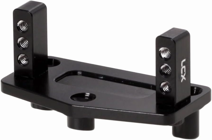 LCX Racing 1/18th RC Crawler Car CNC Aluminum Two Position Servo Mount for Losi Mini LMT 4X4 Truck, Upgrades Parts Accessories