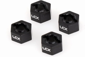 LCX Racing RC Car CNC Machined Aluminum 8mm Wheel Hex System for LOSI 1/16 Mini-B Buggy 1/18 Mini-T 2.0 Stadium Truck, Upgrades Parts Accessories