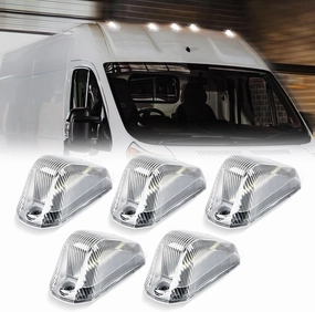 Led Cab Roof Top Marker Lights Running Clearance Lamps for 2014-2024 Dodge Ram ProMaster 1500 2500 3500, 5PCS