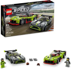 LEGO Speed Champions Aston Martin Valkyrie AMR Pro & Vantage GT3 2 Collectible Model 76910 - Race Car and Toy Set, Includes 2 Driver Minifigures, Great Gift for Boys, Girls, and Teens Ages 9 