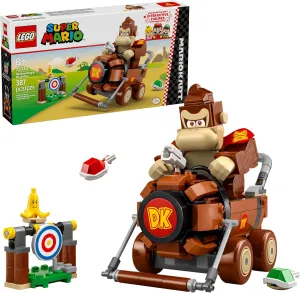 LEGO Super Mario: Mario Kart Donkey Kong & DK Jumbo - Collectible Toy Building Set for Kids, Boys and Girls, Ages 8  - Nintendo Donkey Kong and Mario Kart Toy for Fans - Gift Idea - 72033
