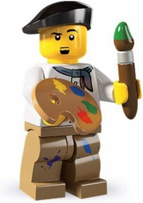 LEGO 8804 Minifigures - Collectible Figure: Artist