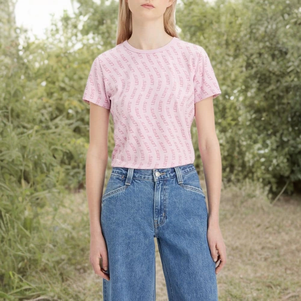 Levi's Women's Graphic Ringer Mini Tee
