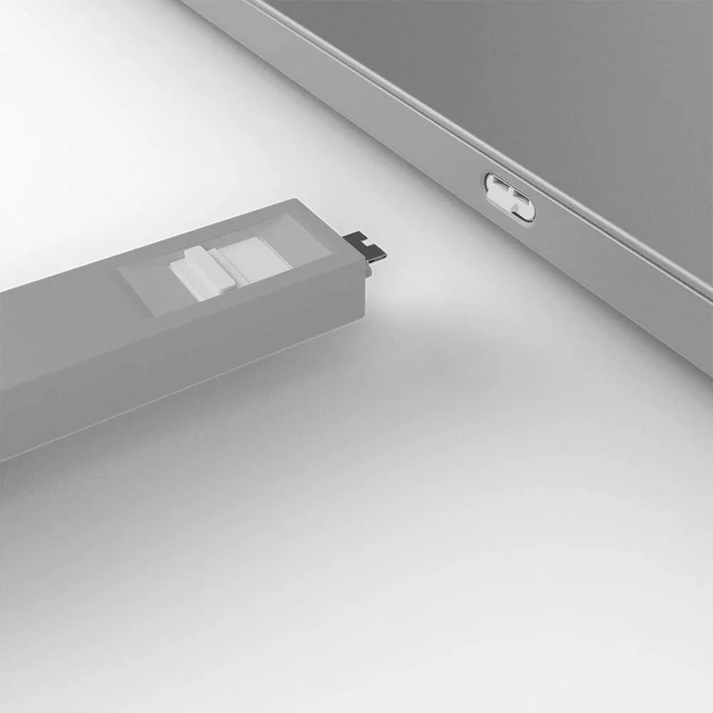 LINDY USB Type C Port Blocker Key, White - Pack of 4