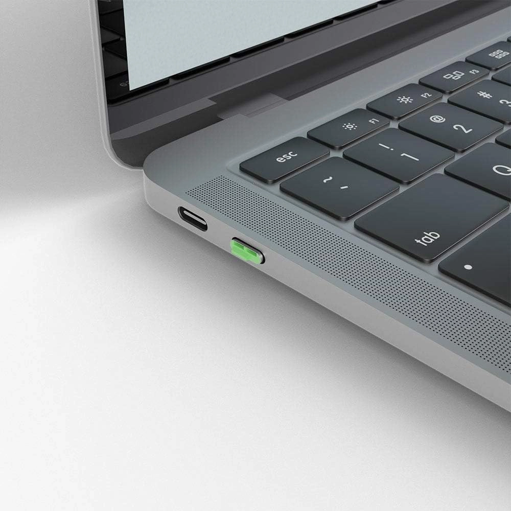 LINDY USB Type C Port Blockers (Without Key) - Pack of 10, Green