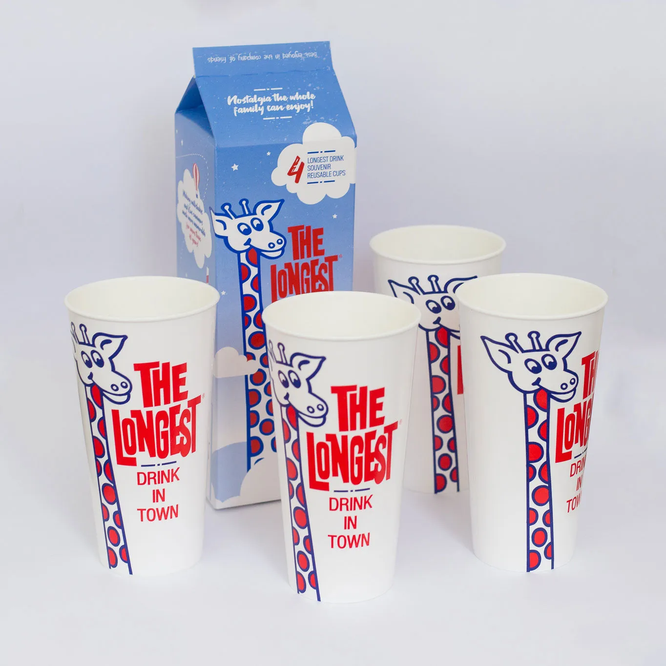 Longest Drink in Town - Souvenir Reusable Cup Set