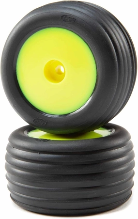 Losi Directional TiresFrontMountedYellow Mini-T 2.0 LOS41010 Elec Car/Truck Replacement Parts