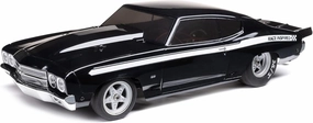 Losi RC Car 1/16 1970 Chevelle 2 Wheel Drive Mini No Prep Drag Car RTR Includes Everything Needed no Other purchases Required Black LOS01023T2