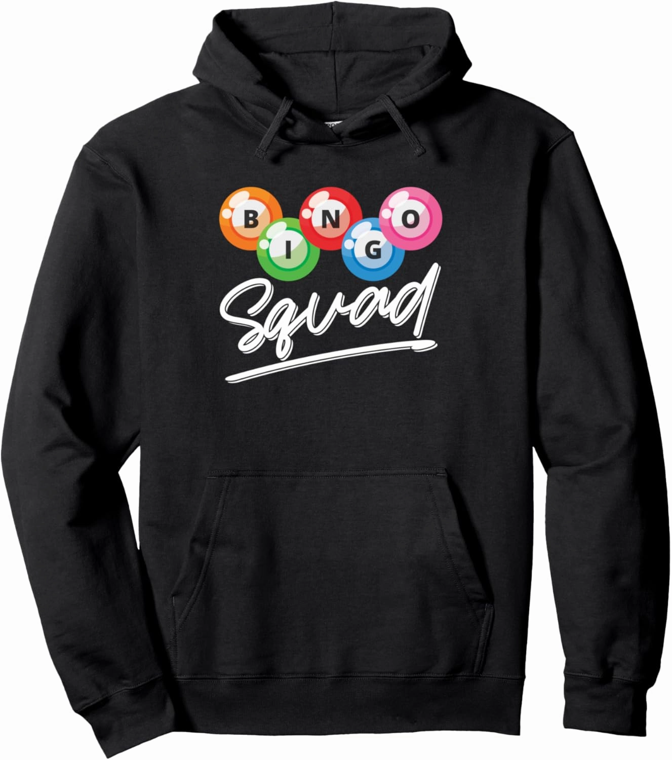 Lottery Gambling Bingo Squad Lotto Bingo Player Bingo Pullover Hoodie