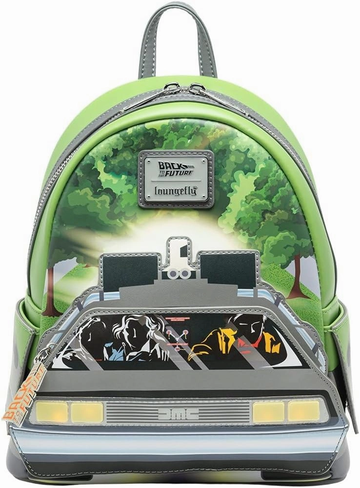 Loungefly Universal Back to the Future Light-Up DeLorean Women's Backpack